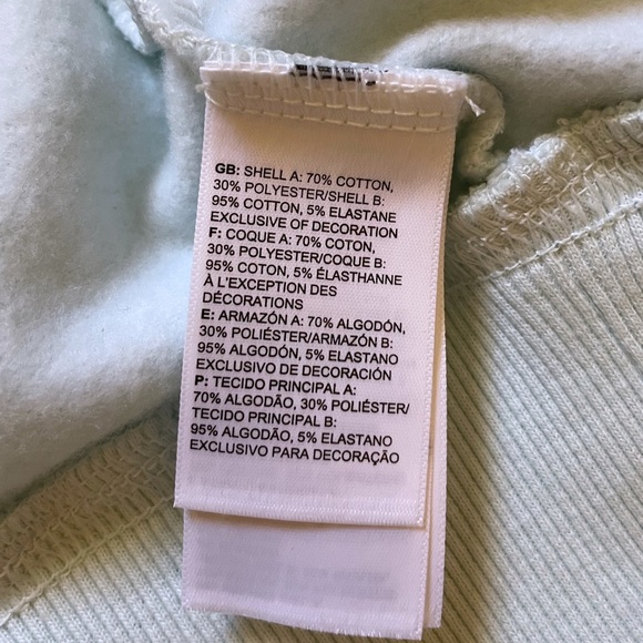 The North Face Women’s Logo Half Dome Full Zip Hoodie In Ice Blue - Picture 5 of 7